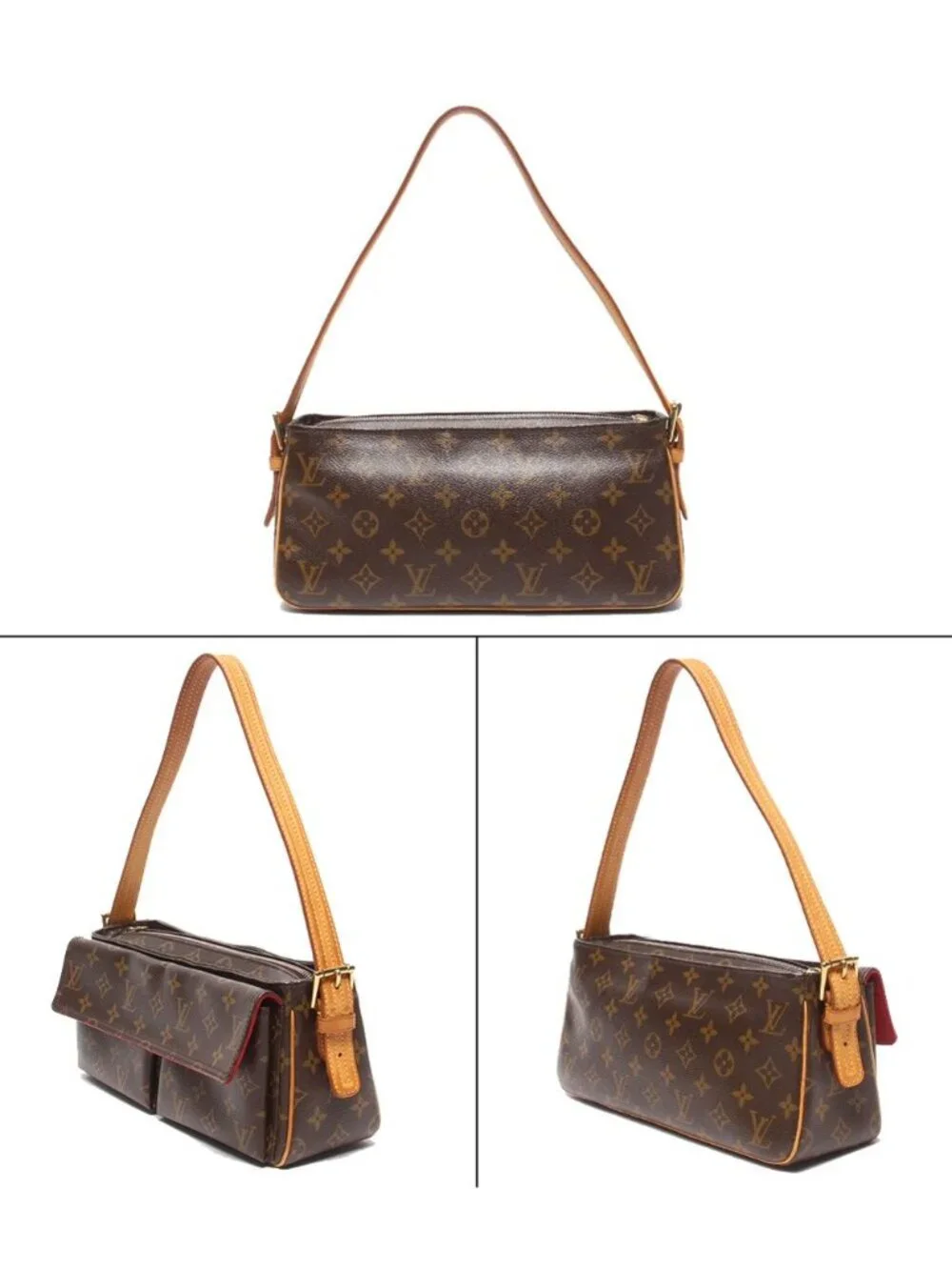 Louis Vuitton Shoulder Bag MM Monogram